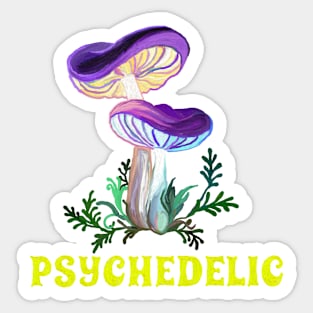 Psychedelic Mushroom Sticker